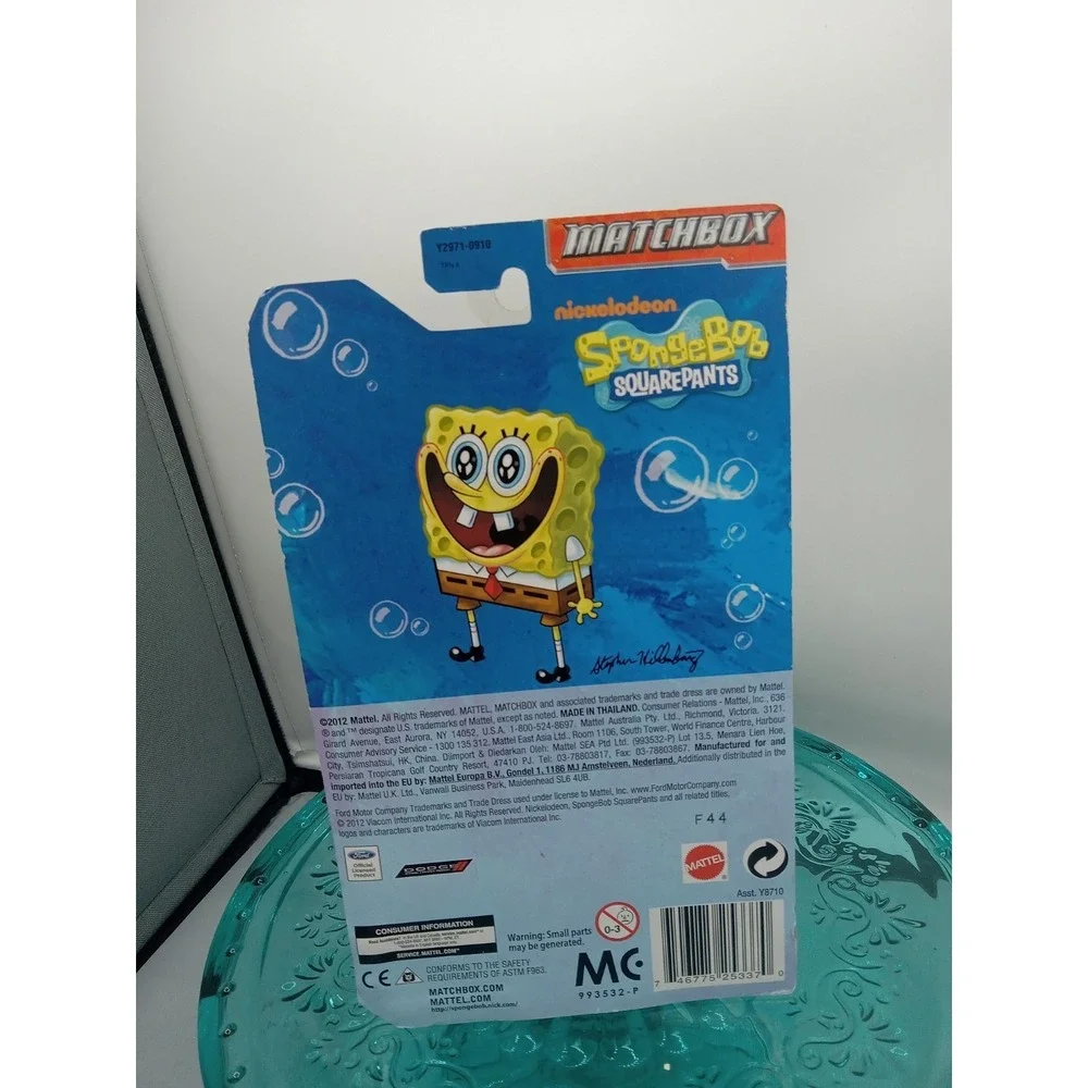 Matchbox 2012 3-pack Spongebob Squarepants Collectible Vehicle Set NIP